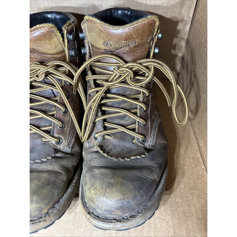 Danner Logger 917 Wood Thrush Boots Women's 7‎ Leather Vibram Sole Blem - Picture 2 of 10